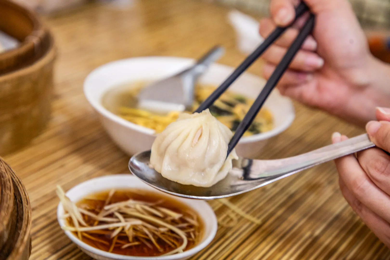 嘉義美食,豆豆小籠湯包蒸餃