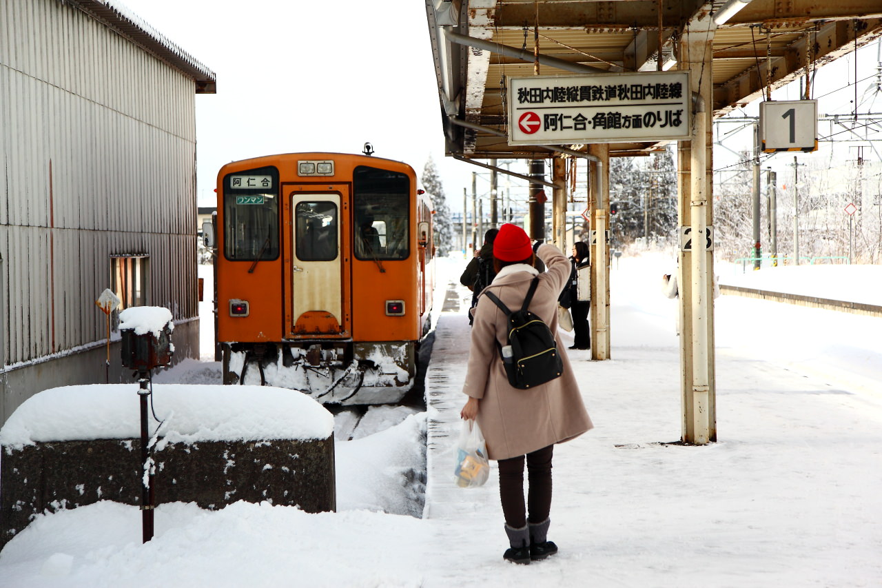 秋田旅遊,戀戀秋田犬主題路線,樂吃夠！日本,日本東北旅遊,秋田內陸縱貫鐵道
