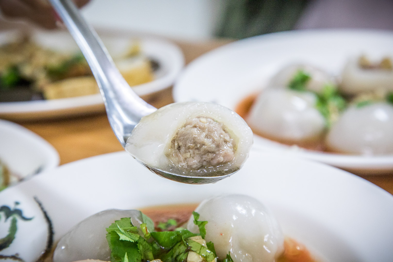 中壢美食,一口小肉圓
