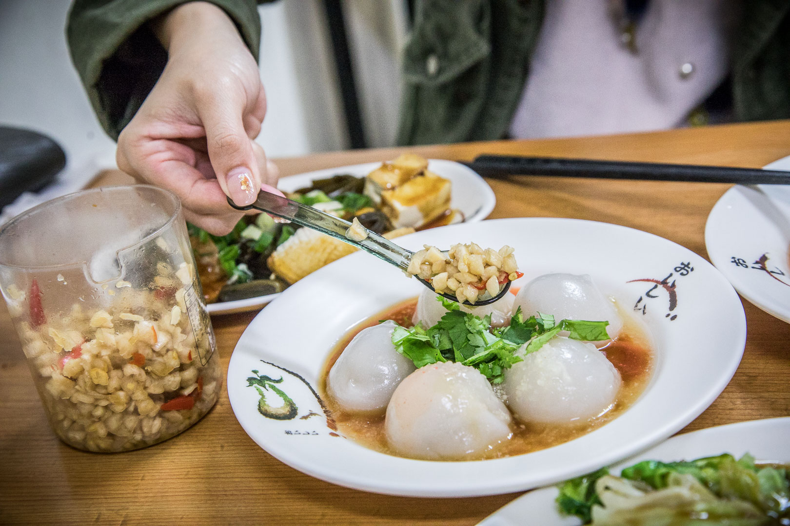 中壢美食,一口小肉圓