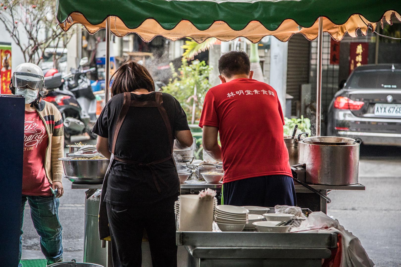 鹿港美食,林明堂素食麵