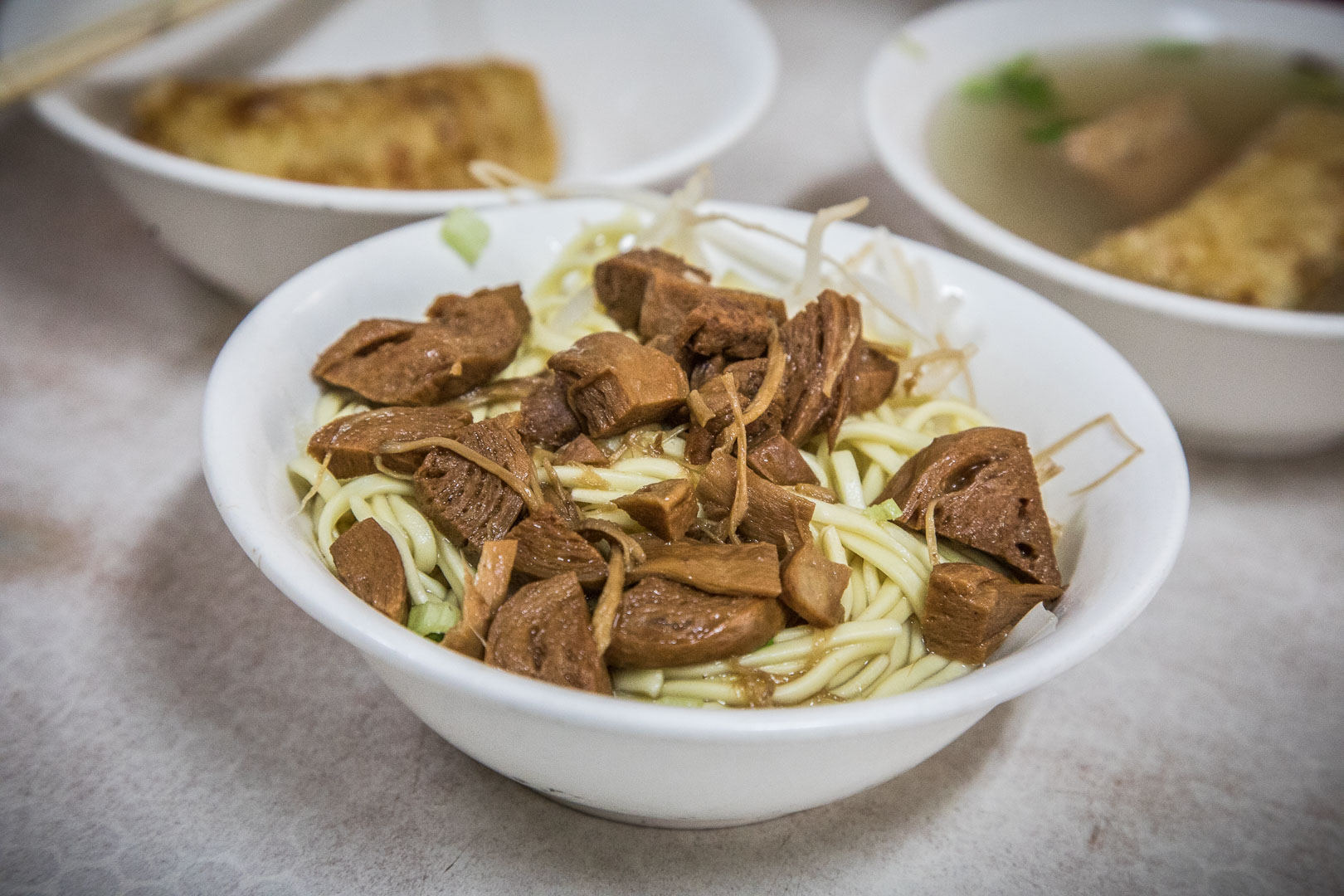 鹿港美食,林明堂素食麵