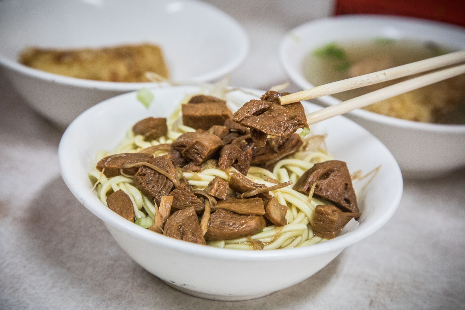 鹿港美食,林明堂素食麵