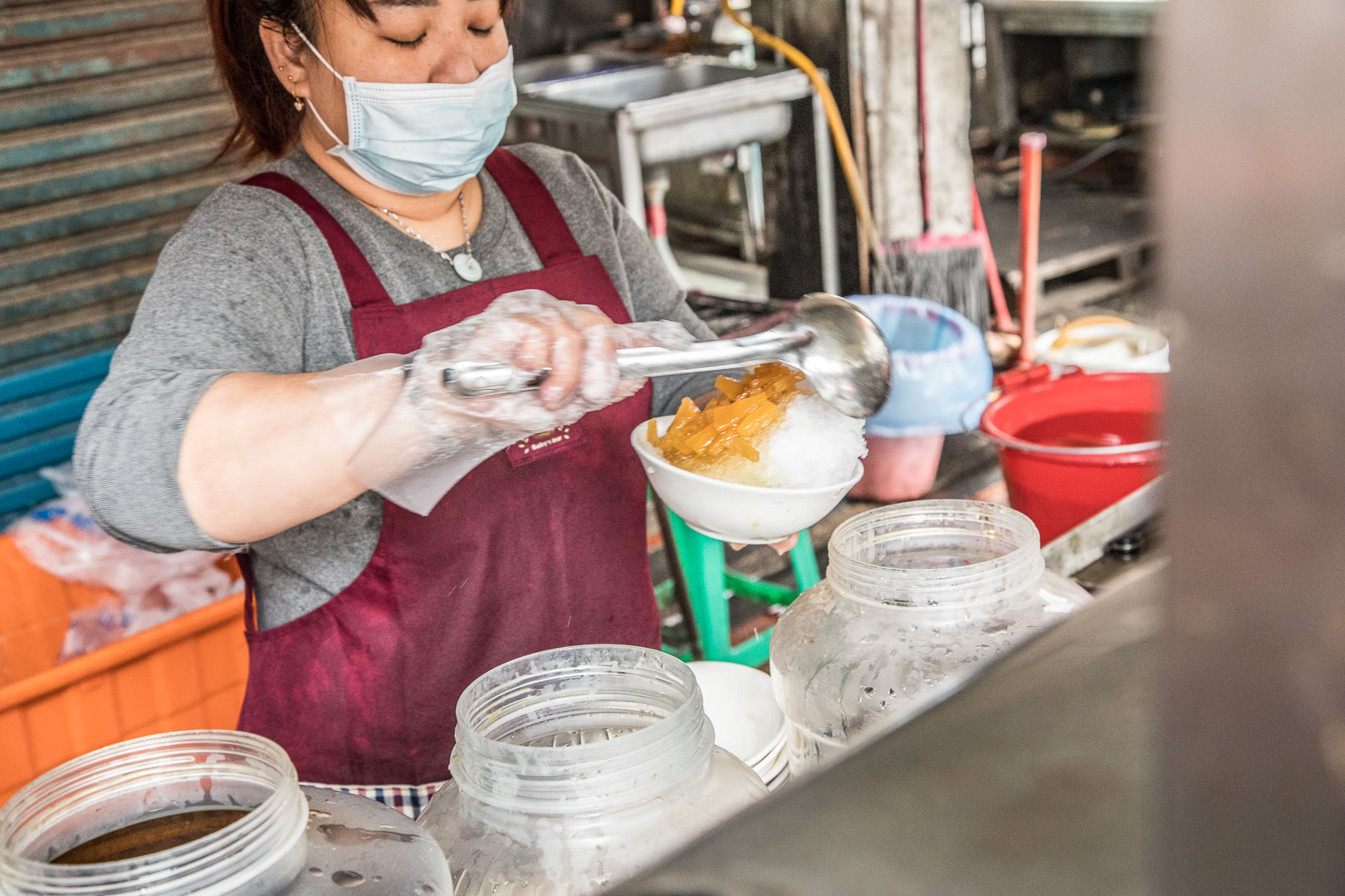 鹿港美食,鹿港發記粉粿冰