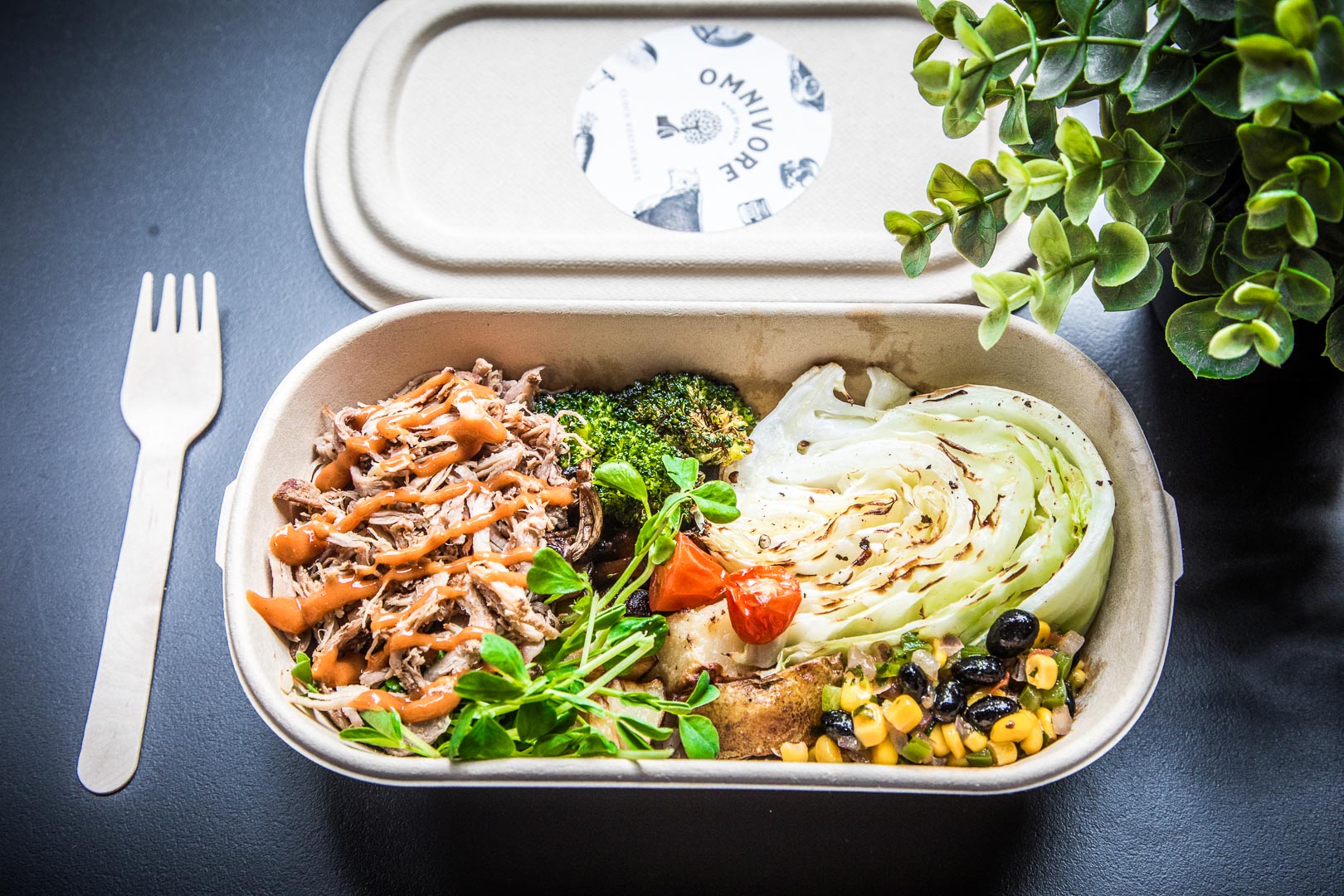 OMNIVORE雜食者,Omnivore takeout南京三民店,Omnivore takeout,台北健康餐盒,台北餐盒,民生社區餐盒,南京三民外帶外送,台北美食,台北便當,OMNIVORE雜食者 （原小初芽）