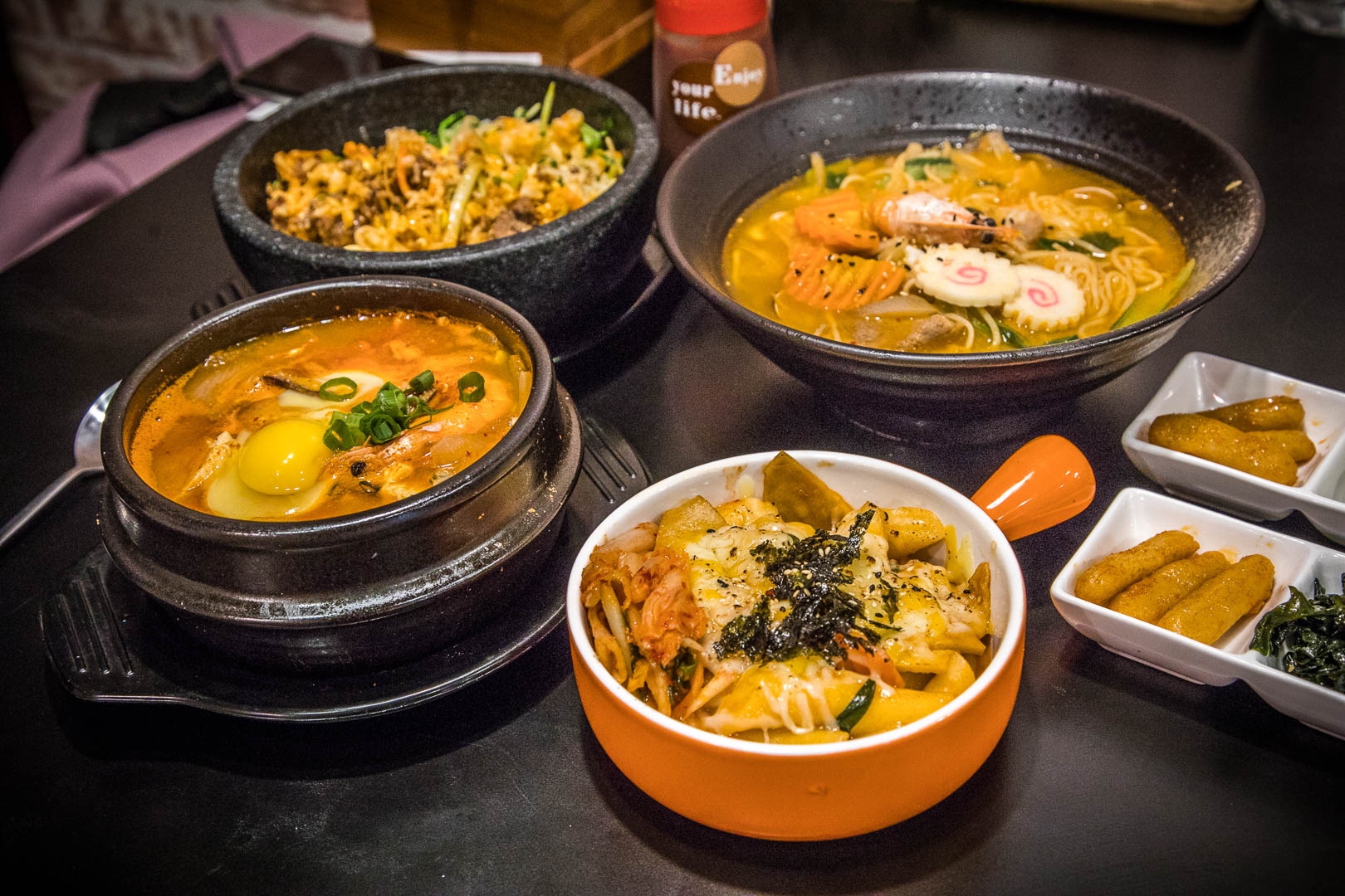 桃園美食,桃園小吃,桃園韓式料理,桃園藝文特區韓式料理,桃園韓式火鍋,桃園石鍋拌飯,韓歐尼-慈文店,桃園韓歐尼-慈文店