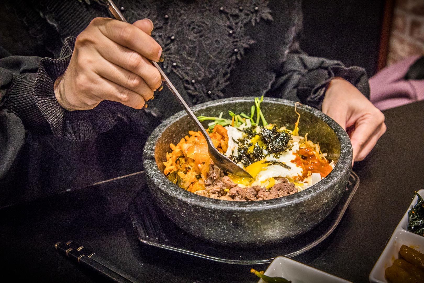 桃園美食,桃園小吃,桃園韓式料理,桃園藝文特區韓式料理,桃園韓式火鍋,桃園石鍋拌飯,韓歐尼-慈文店,桃園韓歐尼-慈文店