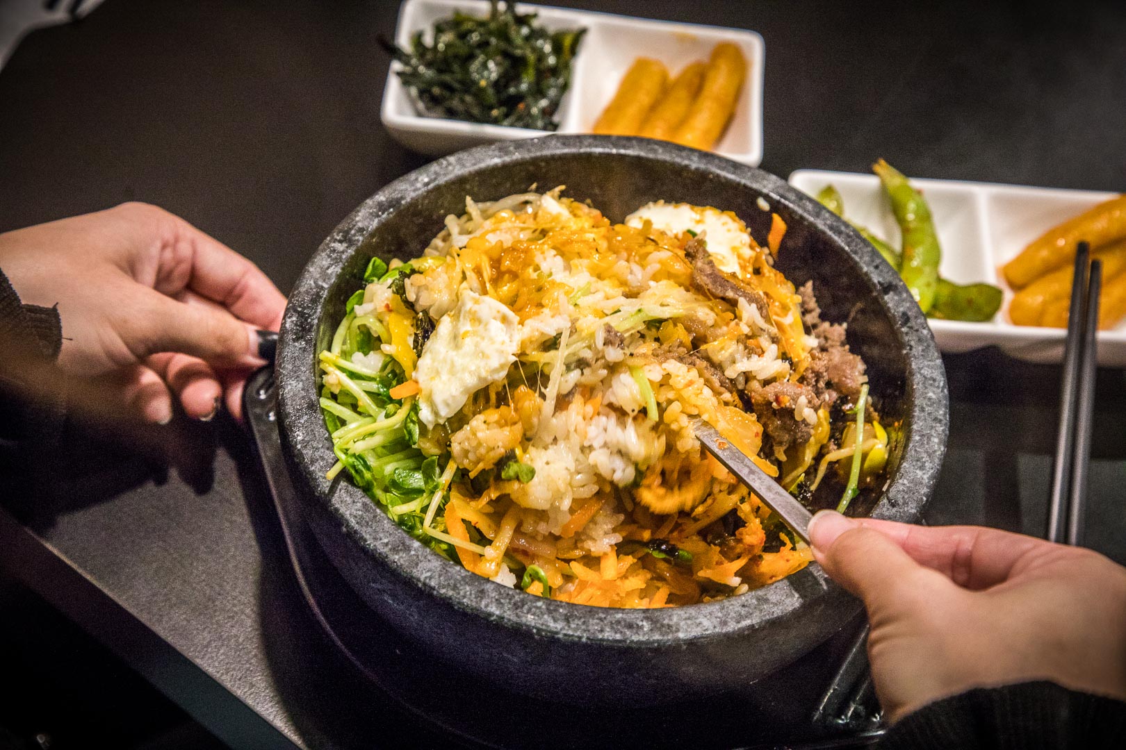 桃園美食,桃園小吃,桃園韓式料理,桃園藝文特區韓式料理,桃園韓式火鍋,桃園石鍋拌飯,韓歐尼-慈文店,桃園韓歐尼-慈文店