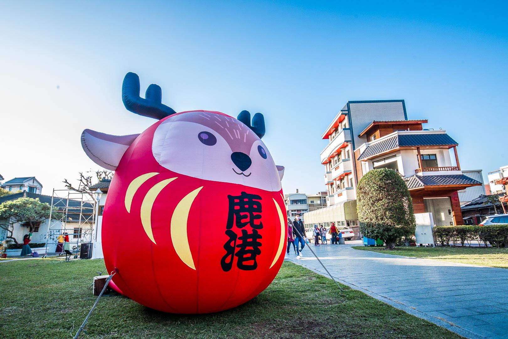彰化景點,鹿港景點,彰化IG景點,彰化小鹿不倒翁,鹿港小鹿不倒翁,鹿港藝術村小鹿不倒翁,鹿港桂花巷藝術村
