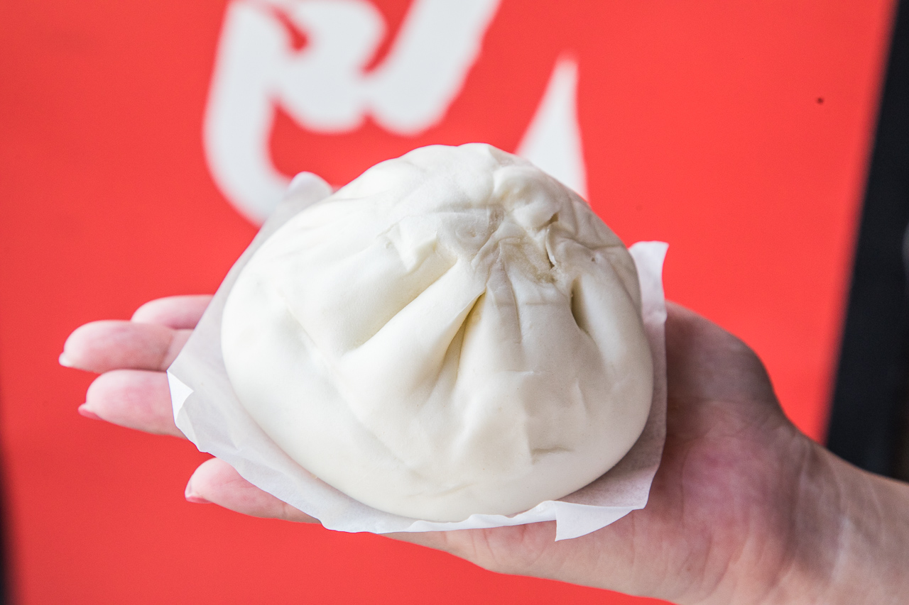 鹿港美食,老龍師肉包
