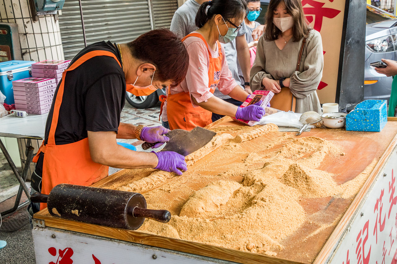 北港朝天宮美食,祥記花生酥