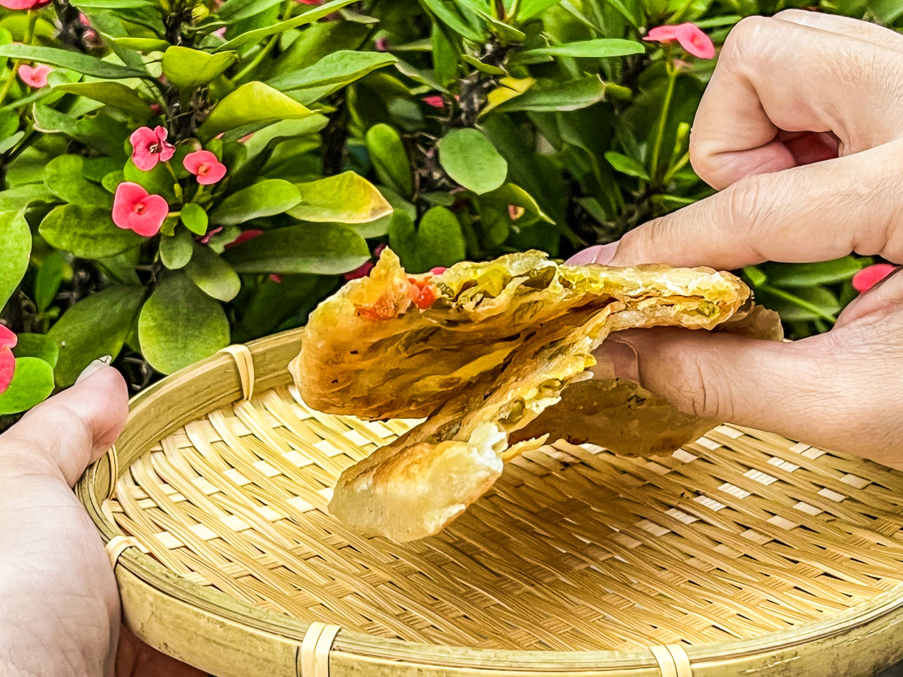 嘉義美食,嘉義小吃,嘉義餡餅,嘉義食尚玩家推薦,瀟湘園蔥油餅