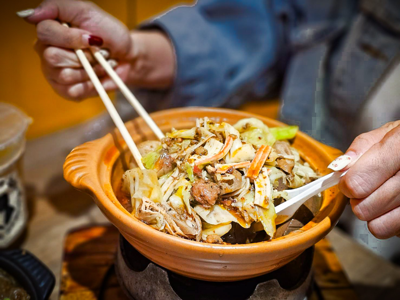 中原夜市美食,台北麻將麻辣臭豆腐-中原店