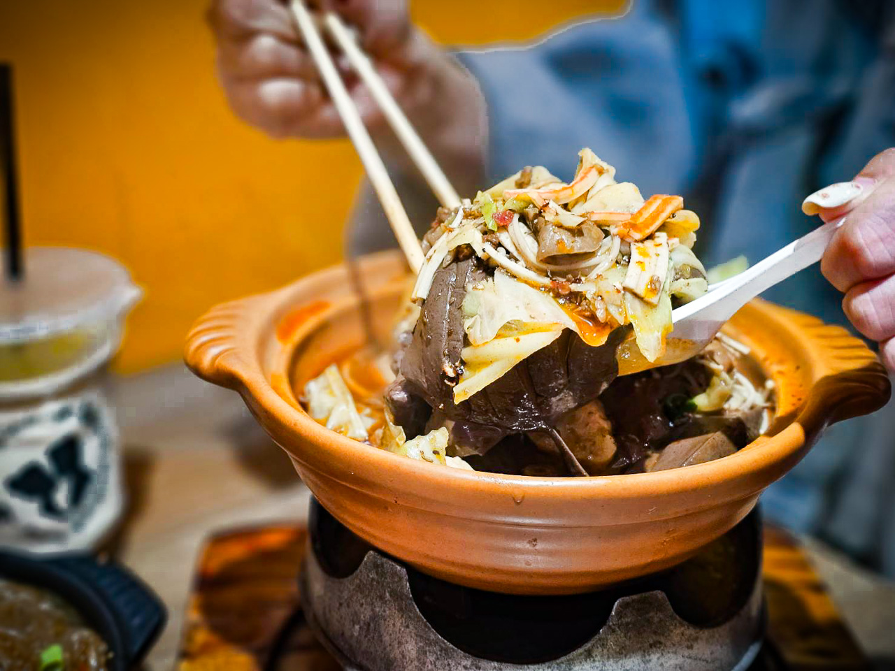 中原夜市美食,台北麻將麻辣臭豆腐-中原店