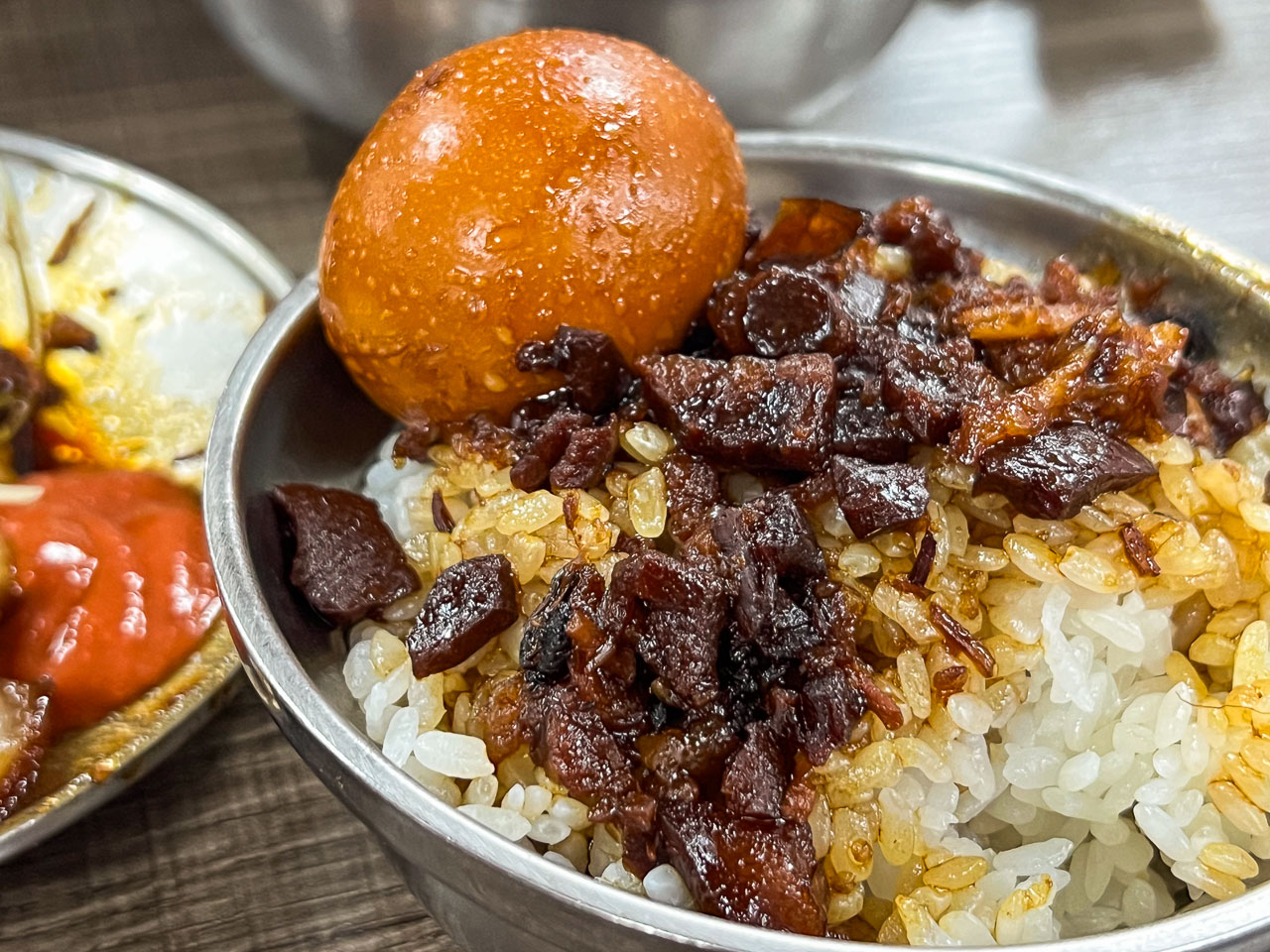北投中繼市場美食,矮仔財滷肉飯
