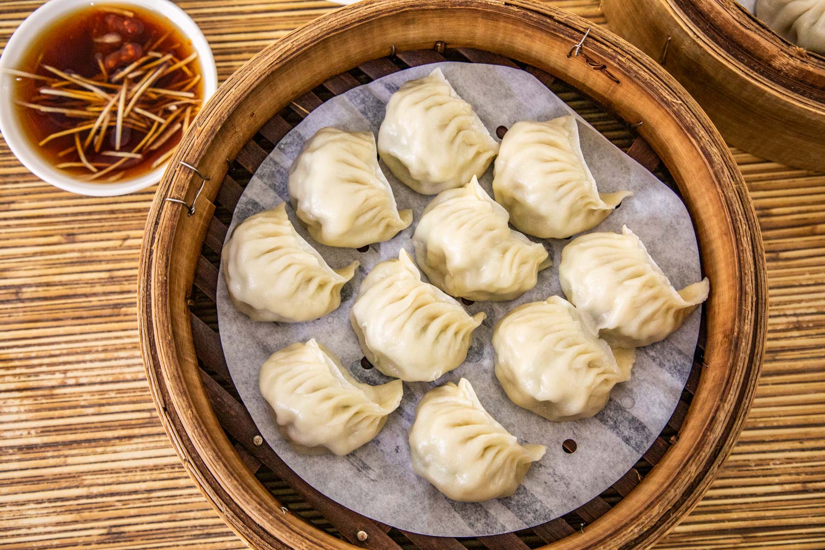 嘉義美食,豆豆小籠湯包蒸餃