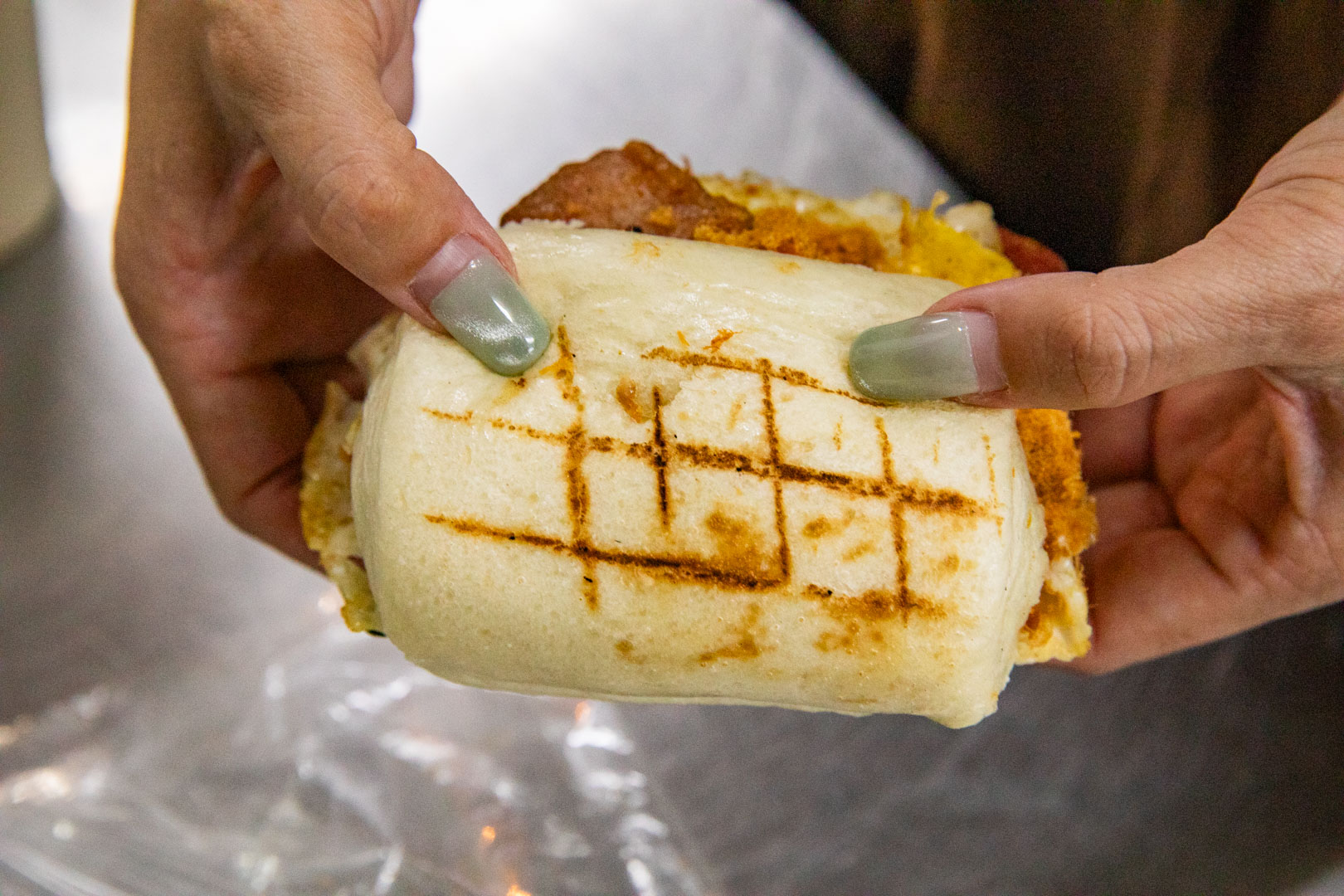 東港美食,佳吉碳烤饅頭