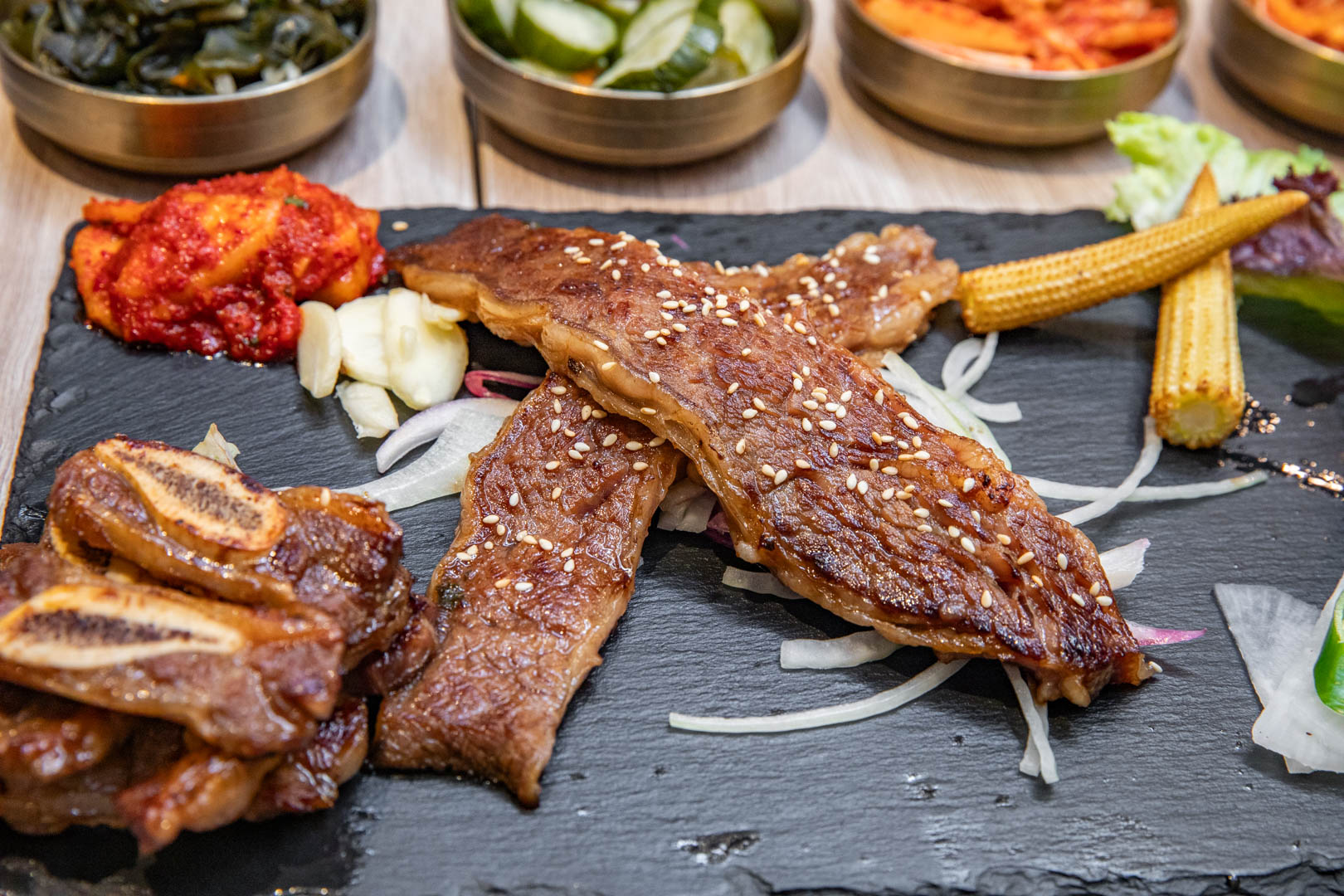 台北韓式料理,梨谷韓式鐵板炭火烤肉信義ATT店