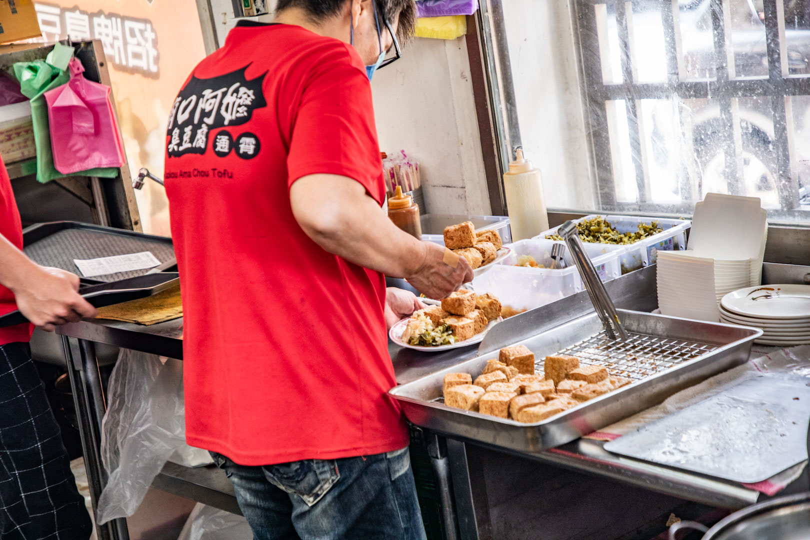 苗栗美食,苗栗臭豆腐,廟口阿嬷臭豆腐