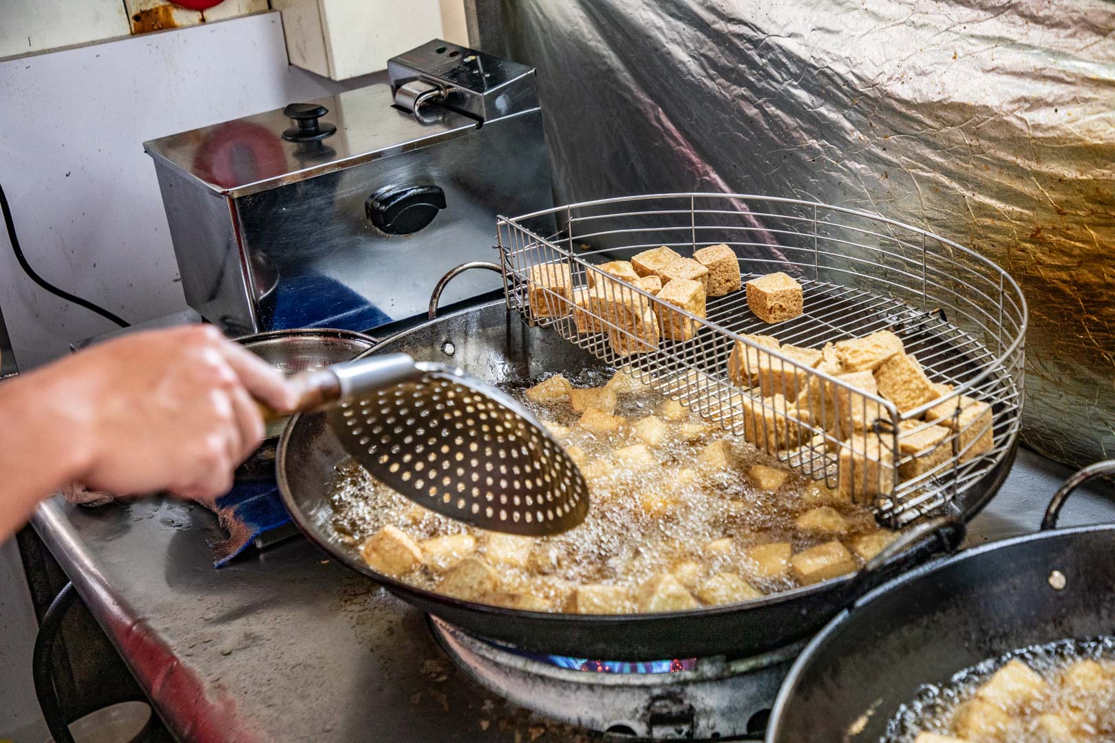 苗栗美食,苗栗臭豆腐,廟口阿嬷臭豆腐