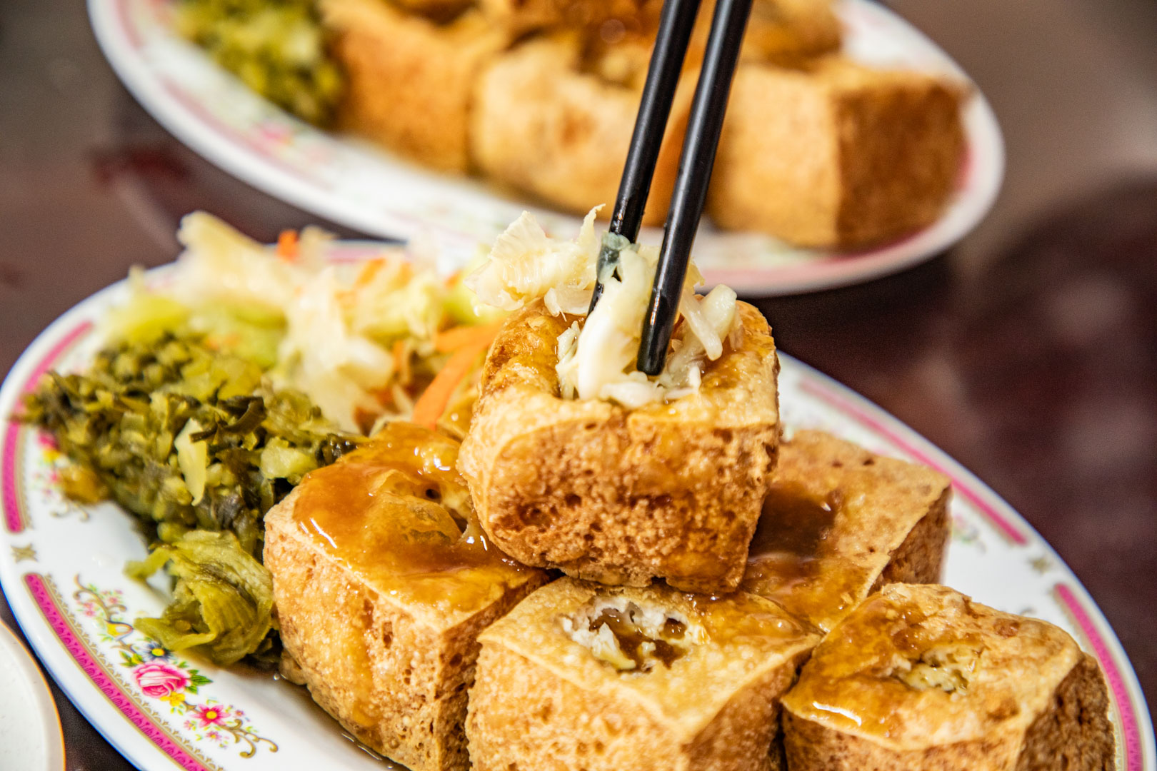 苗栗美食,苗栗臭豆腐,廟口阿嬷臭豆腐