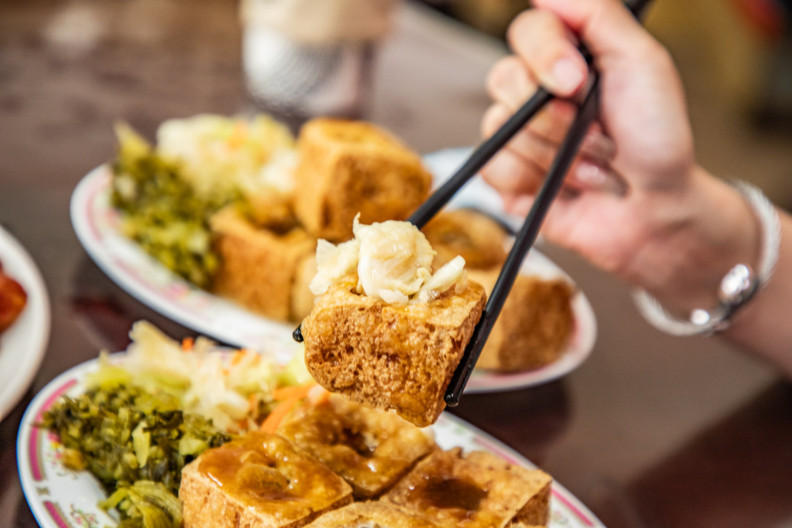 苗栗美食,苗栗臭豆腐,廟口阿嬷臭豆腐