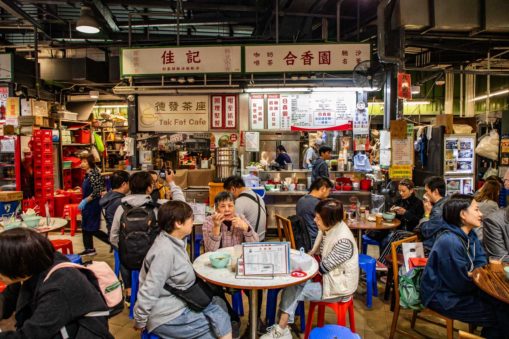 香港美食,海防道臨時熟食小販市場
