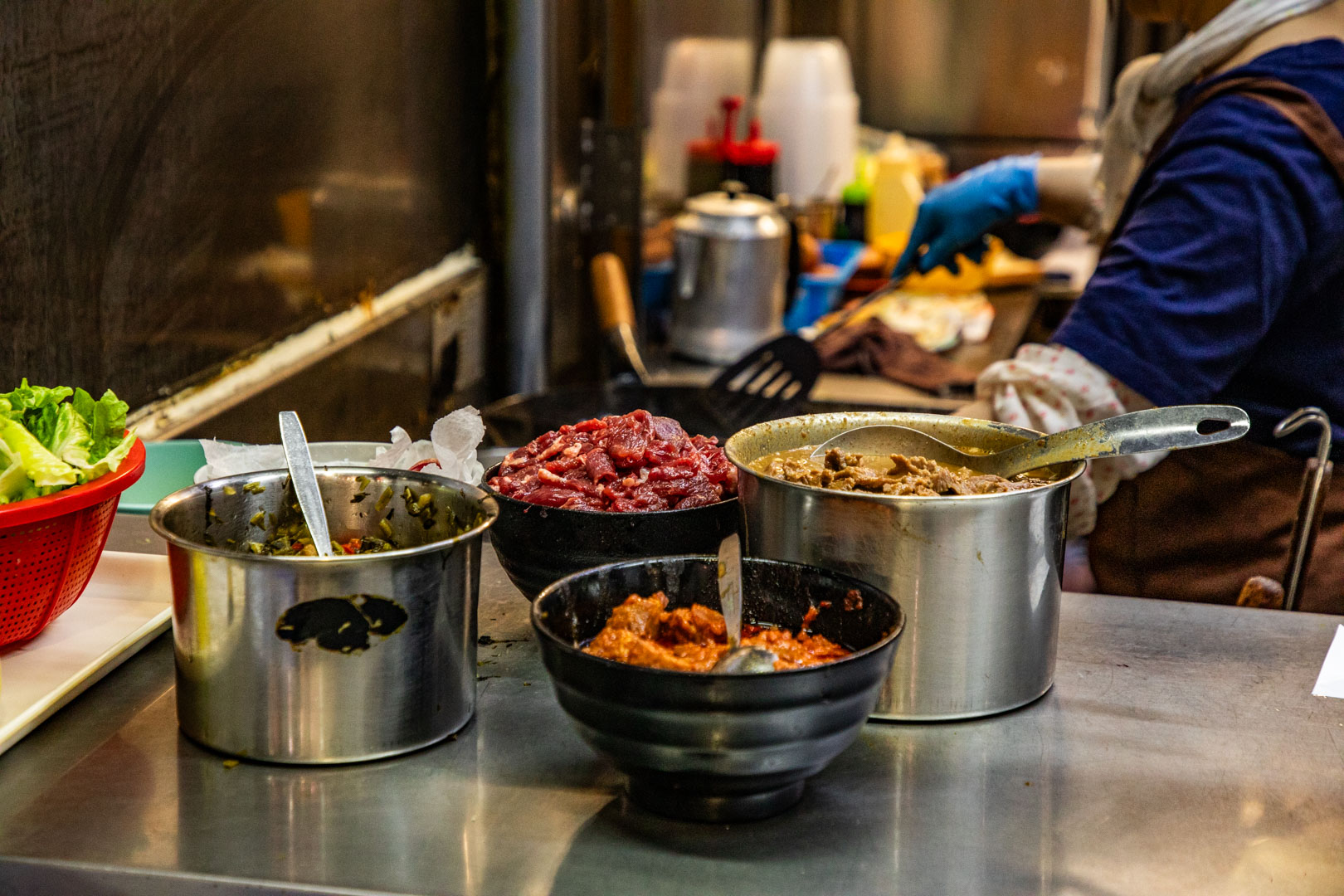 香港美食,海防道臨時熟食小販市場