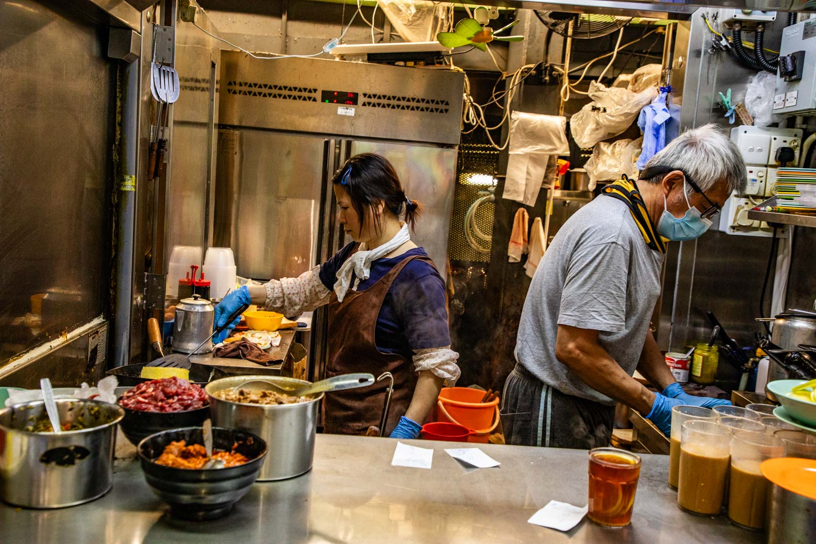 香港美食,海防道臨時熟食小販市場