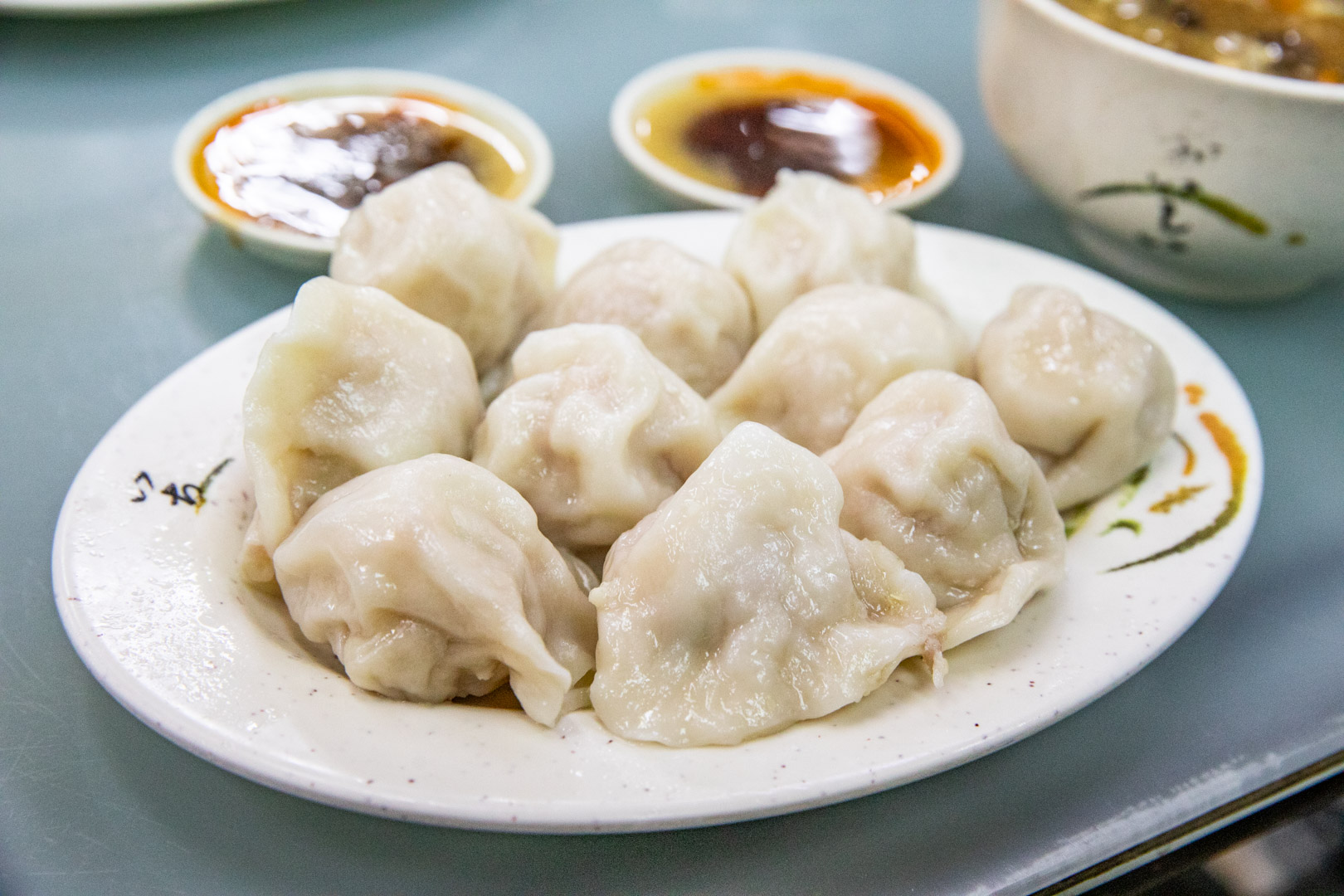寧夏夜市美食,馥陽鍋貼水餃專賣店