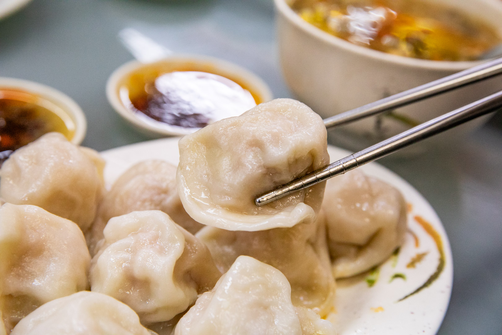 寧夏夜市美食,馥陽鍋貼水餃專賣店