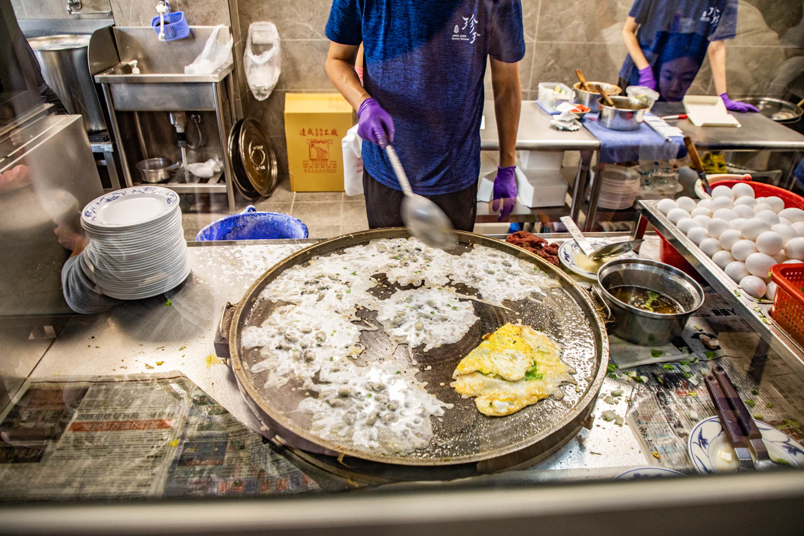 嘉義美食,珍珍海產粥蚵仔煎