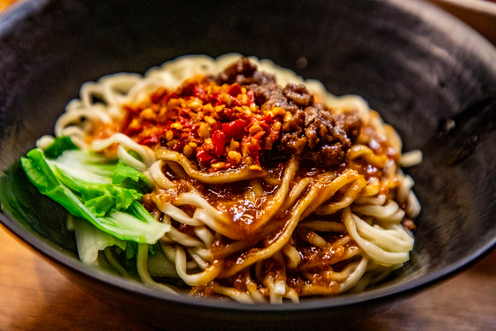 大溪美食,乾麵居