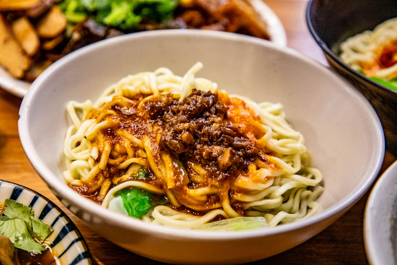 大溪美食,乾麵居