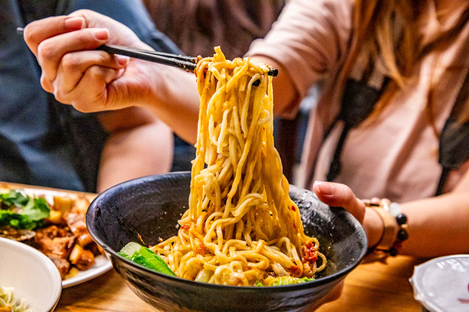 大溪美食,乾麵居