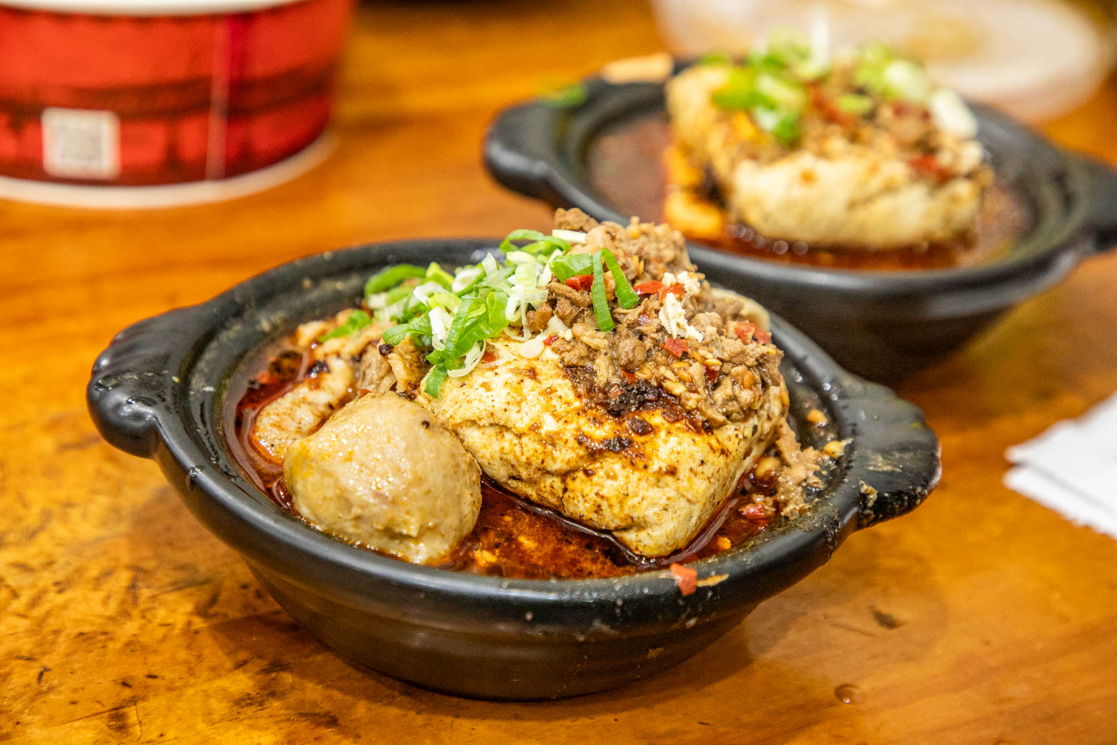 中壢夜市美食,簡師傅麻辣臭豆腐