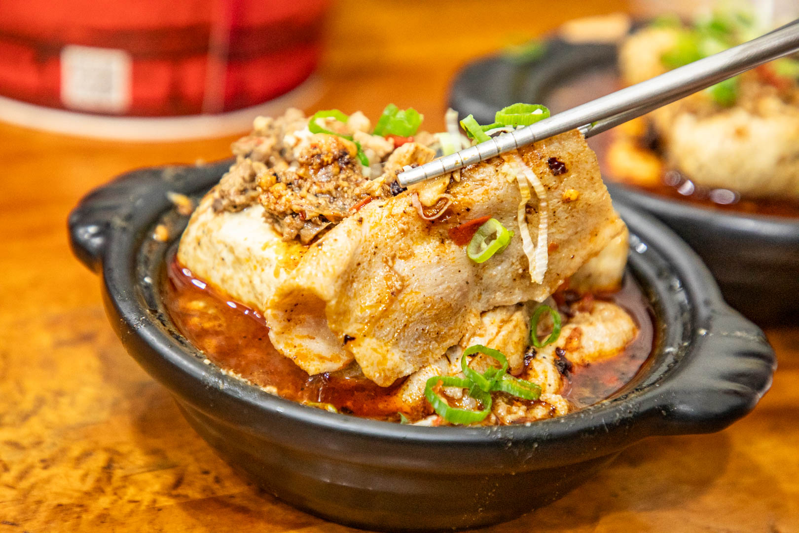 中壢夜市美食,簡師傅麻辣臭豆腐