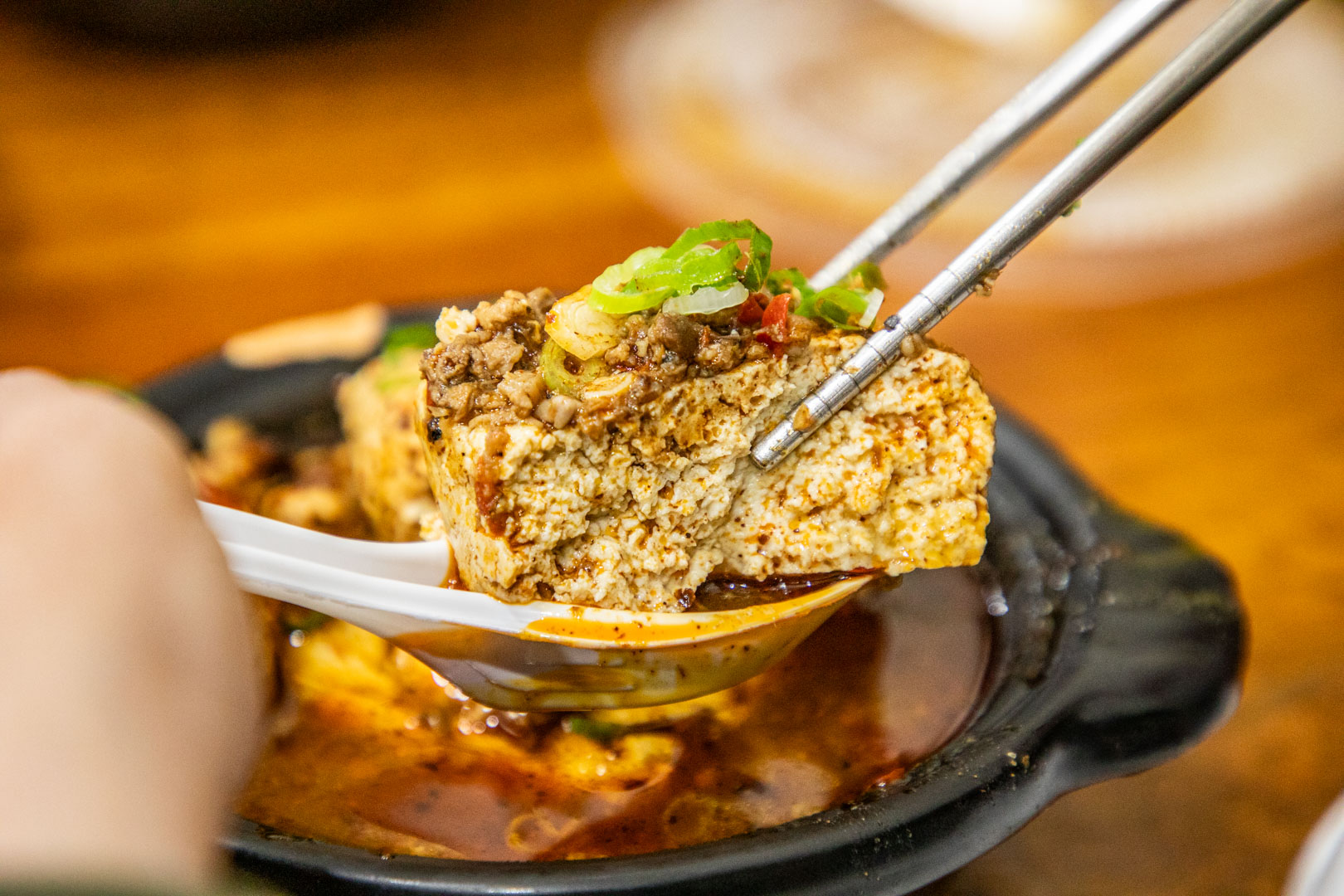 中壢夜市美食,簡師傅麻辣臭豆腐